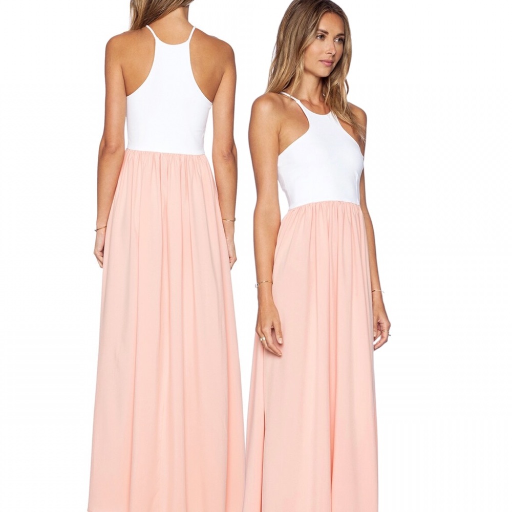 Donna Mizani Racer Front Maxi Dress
